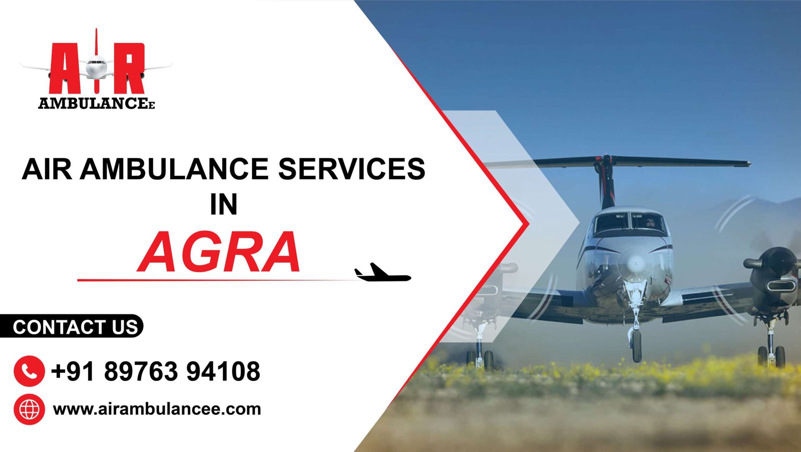 Air Ambulance Services In Agra