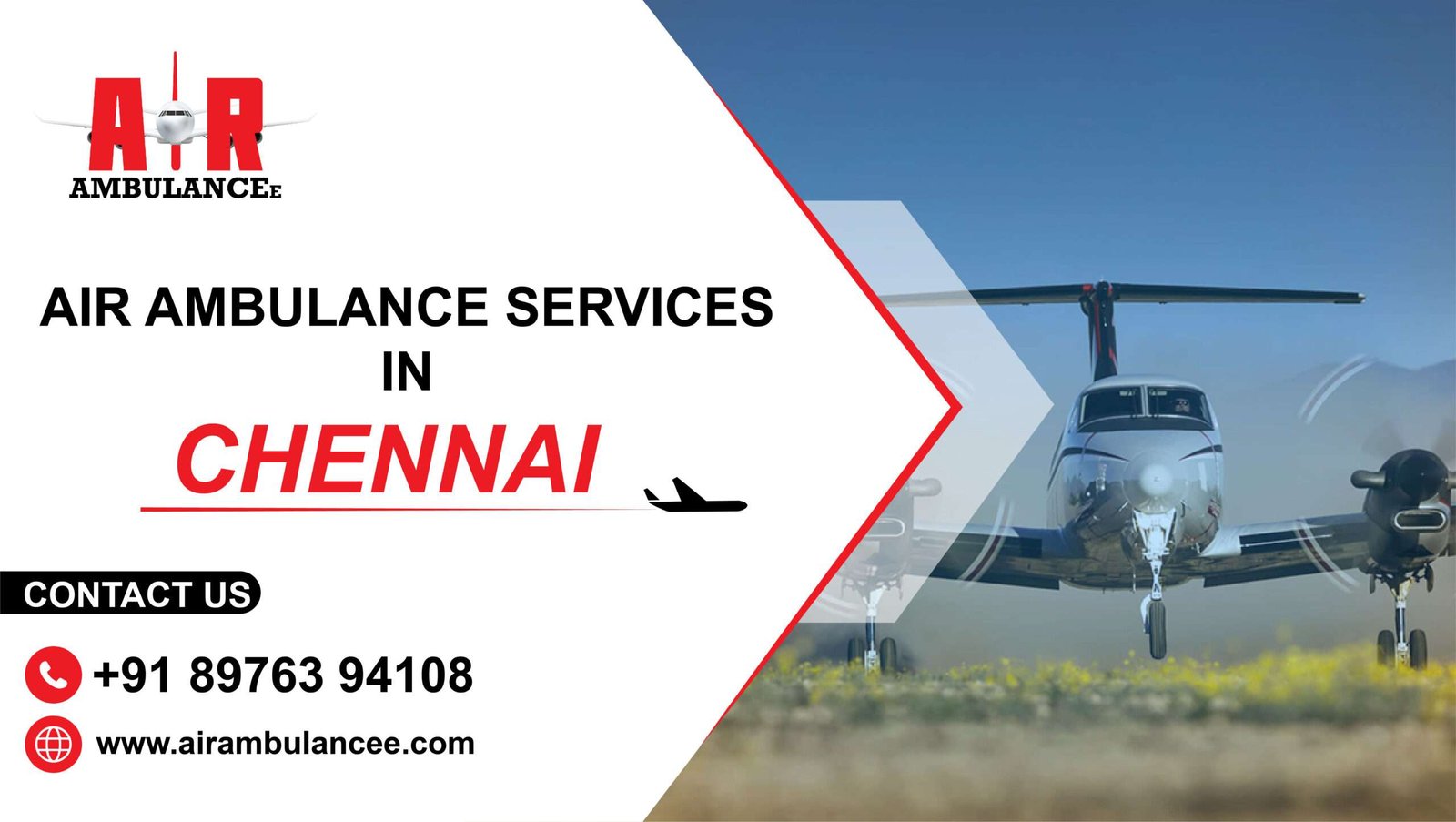 Air Ambulance Services In Chennai