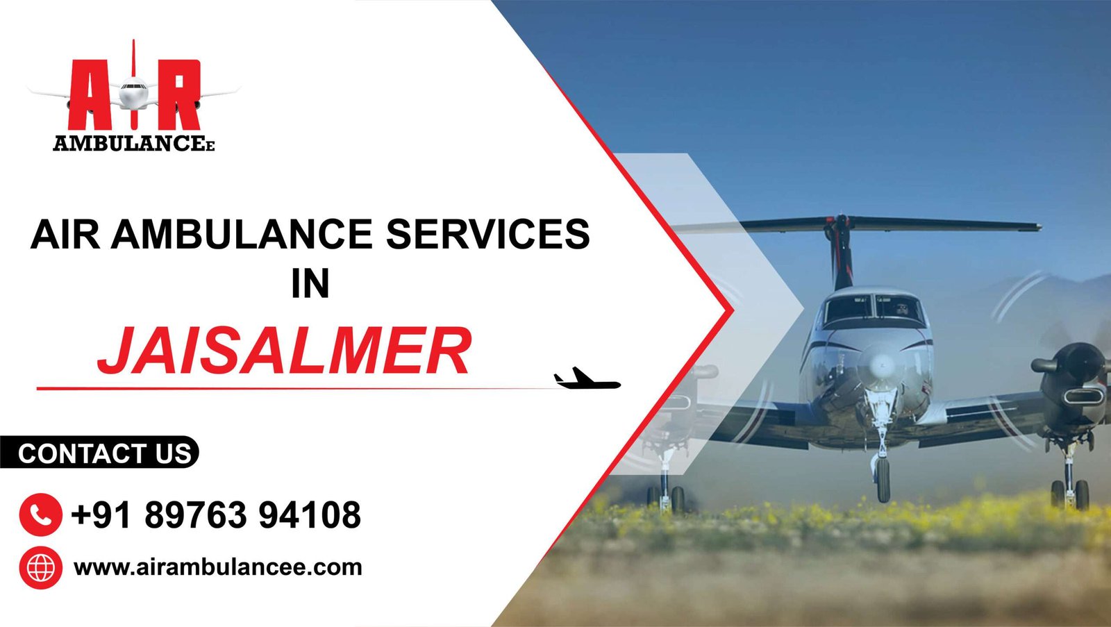 Air Ambulance Services In Jaisalmer