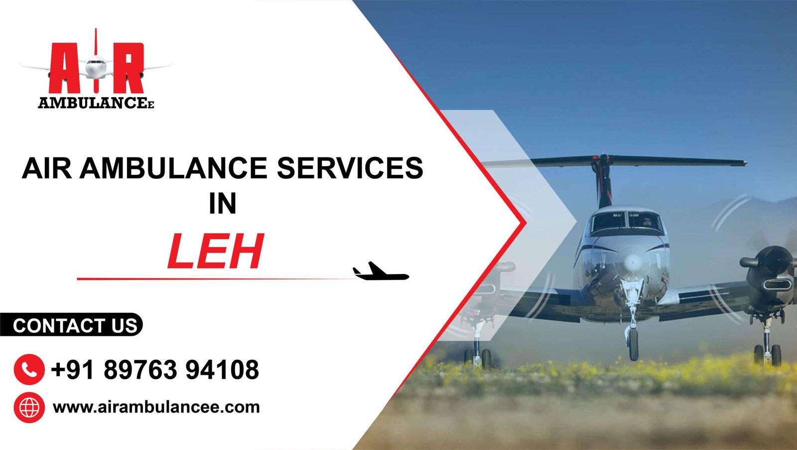 Air Ambulance Services In Leh