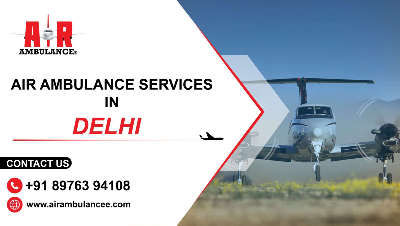 Air Ambulance Services In Delhi