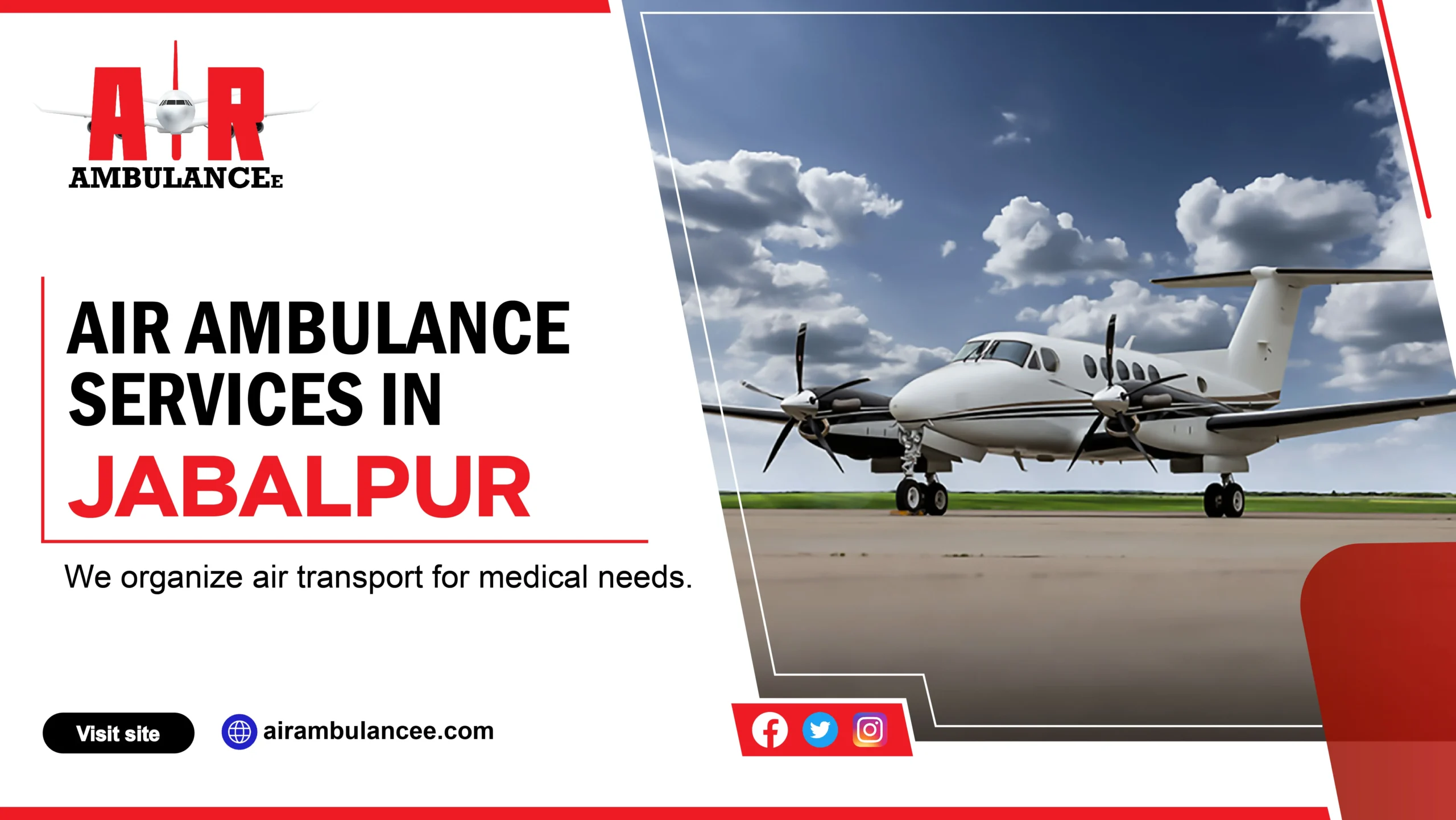 Air Ambulance Services In jabalpur