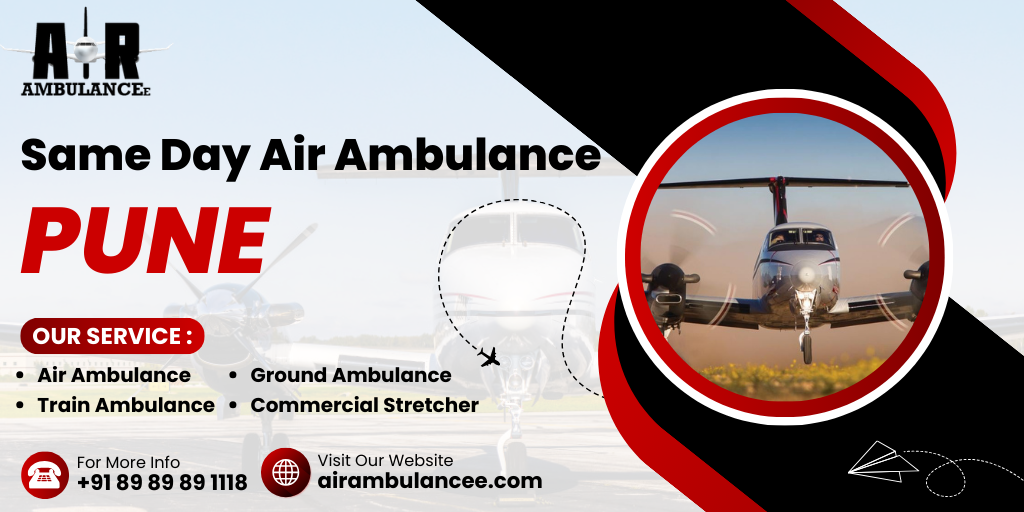 Same Day Air Ambulance Pune